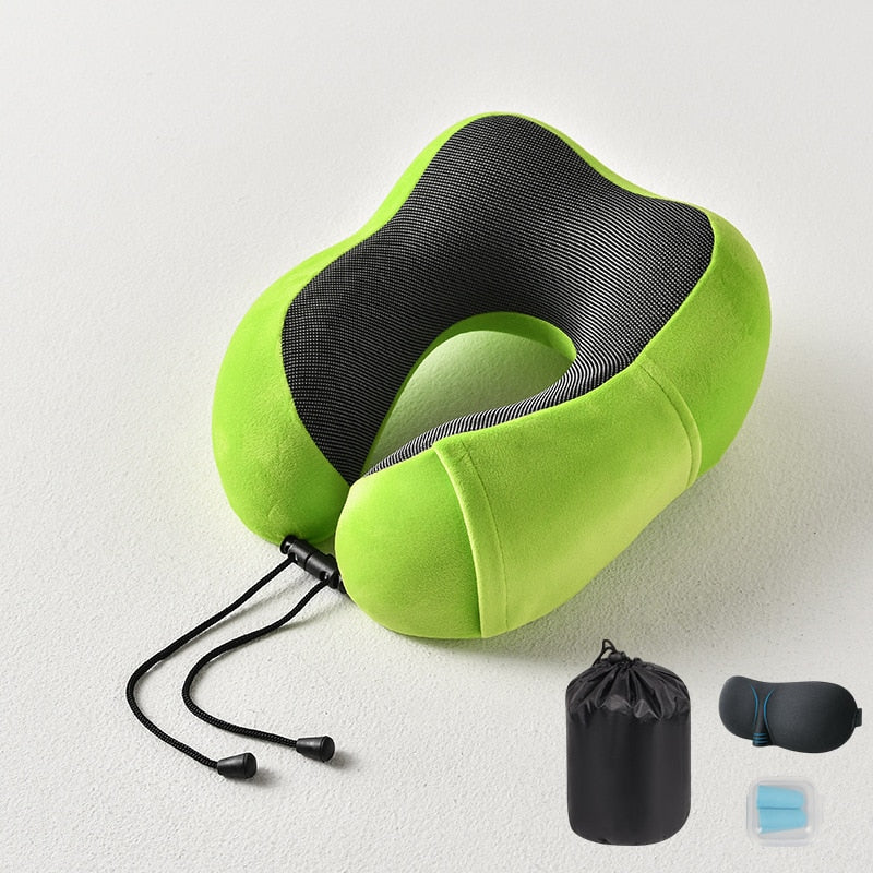 U-Shaped Memory Foam Neck Pillow