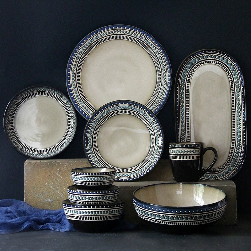 1PC European Ceramic Tableware Set