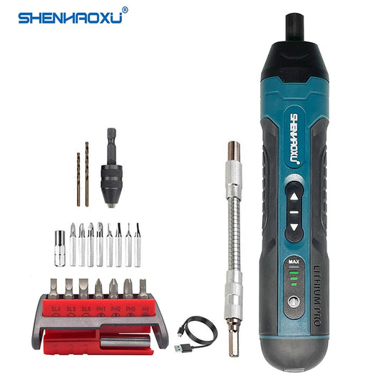 Cordless Electric Screwdriver Rechargeable 1300mAh
