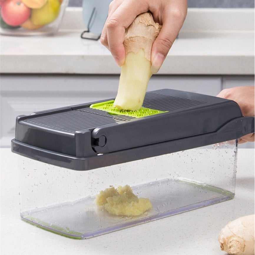 Multi-Functional Vegetable Cutter, Grater, Slicer, and Shredder