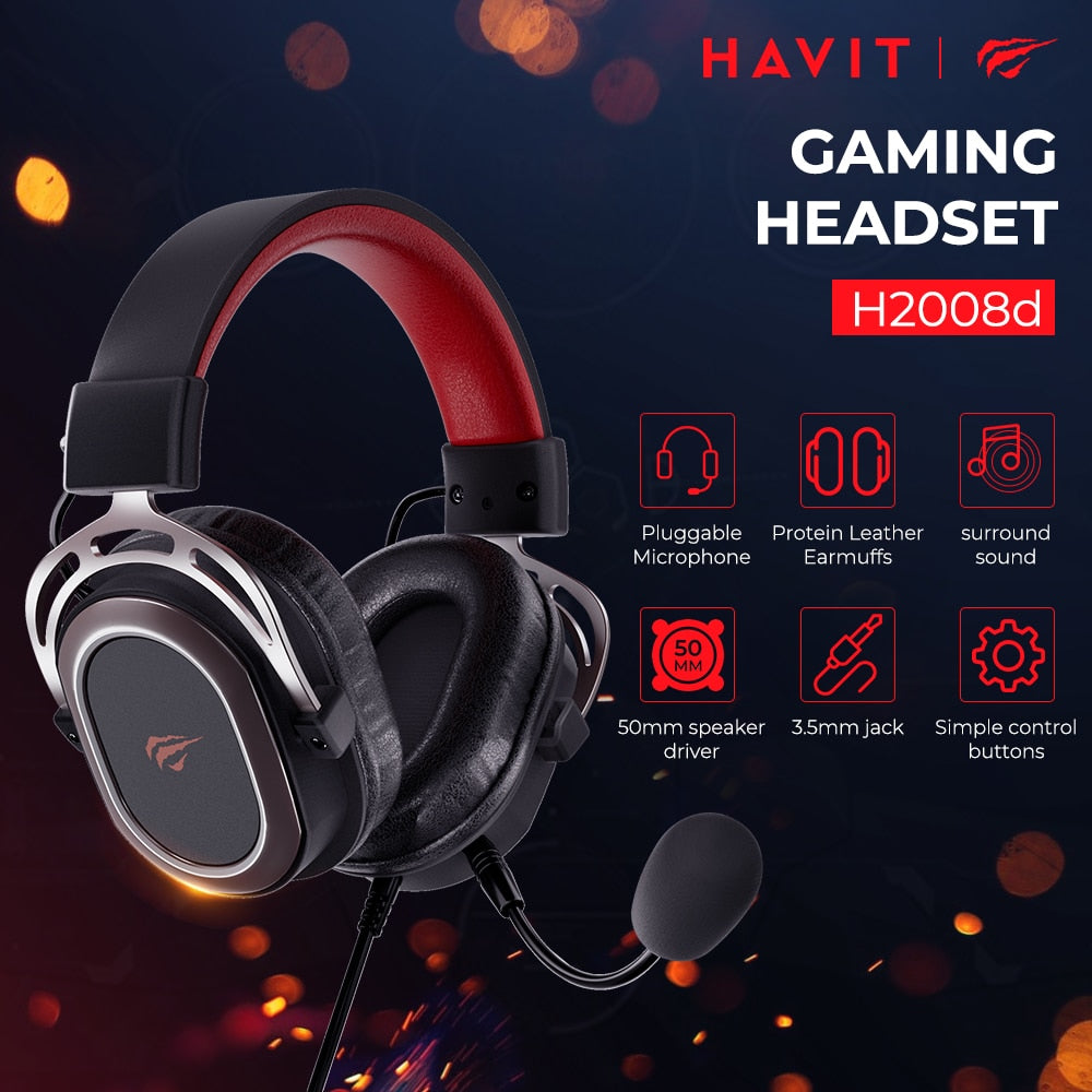 HAVIT Wired Gaming Headset
