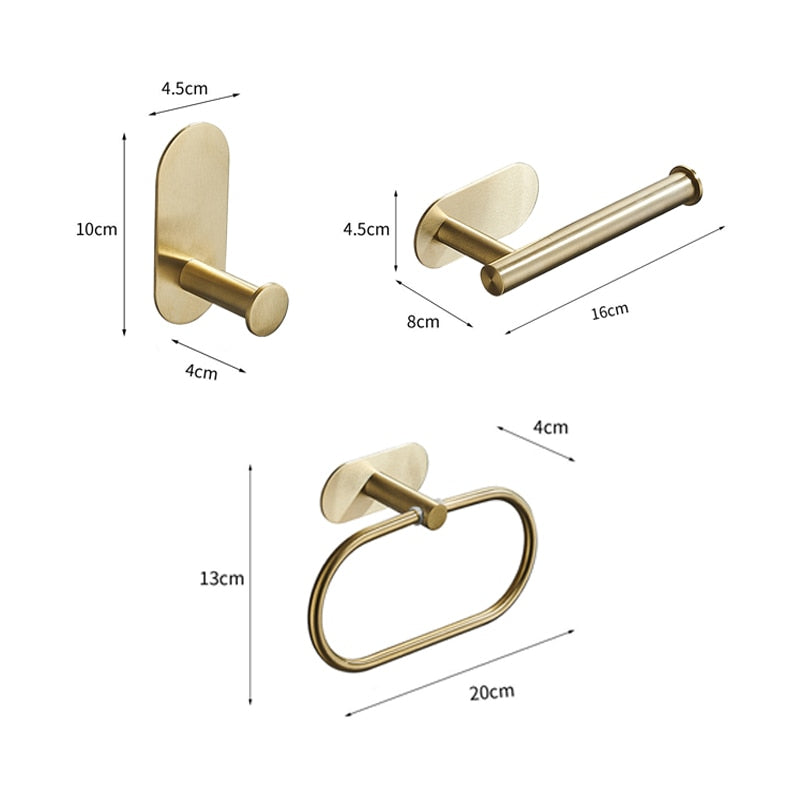 No-Drill Towel Bar