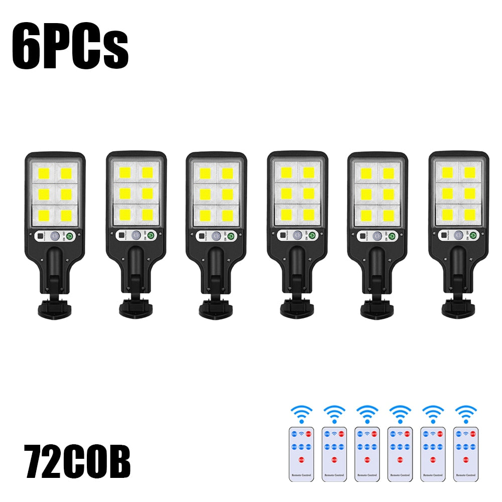 1~6PCs Solar Street Lights