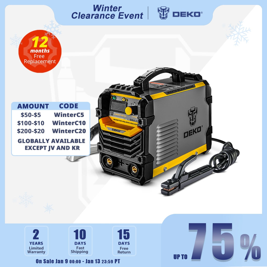 DEKO DKA Series DC Inverter ARC Welder 220V IGBT