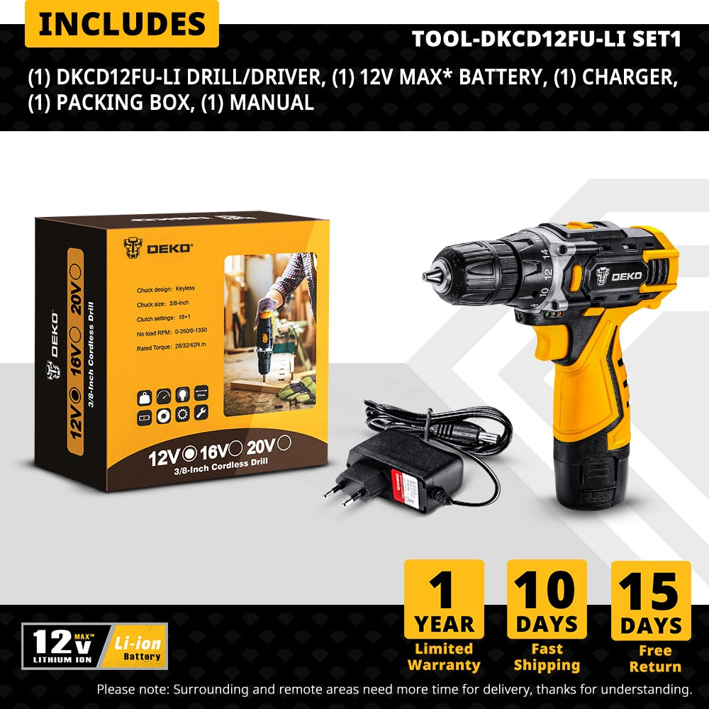 Compact Cordless Drill