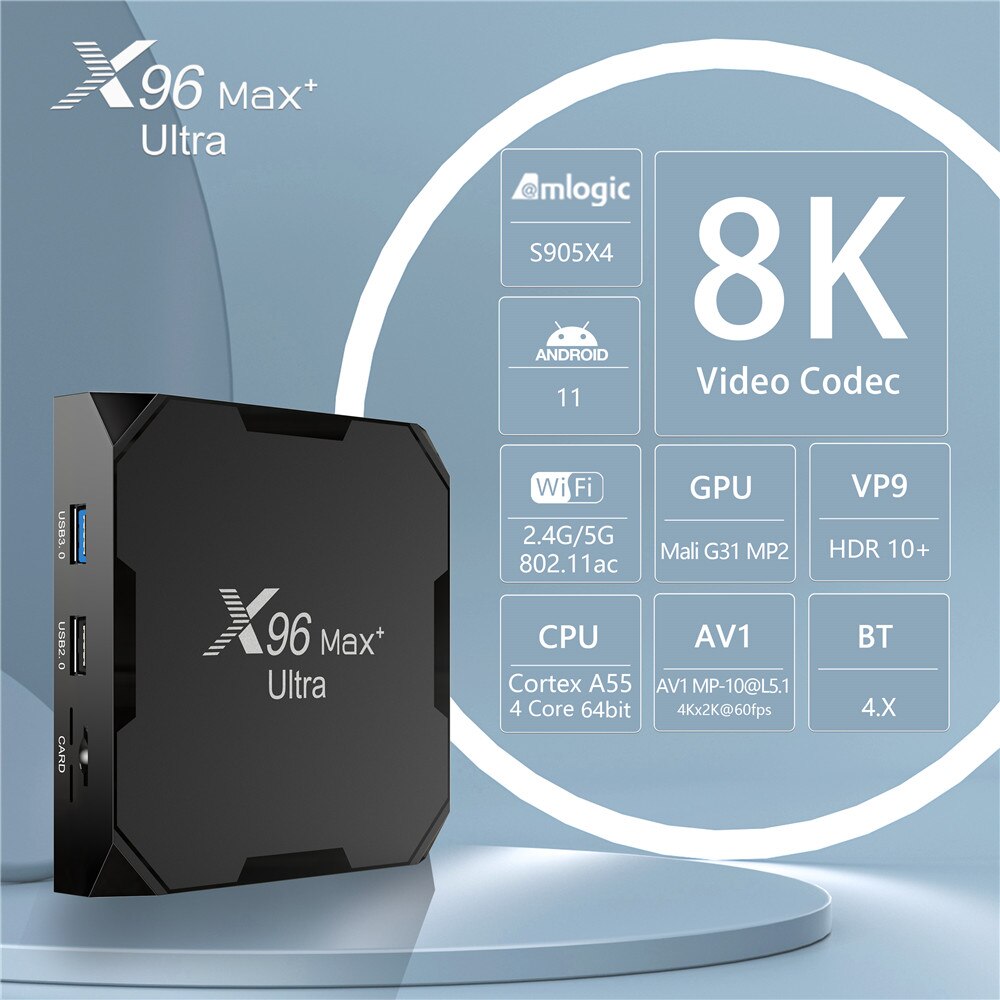X96 MAX Plus Ultra Android 11 TV Box