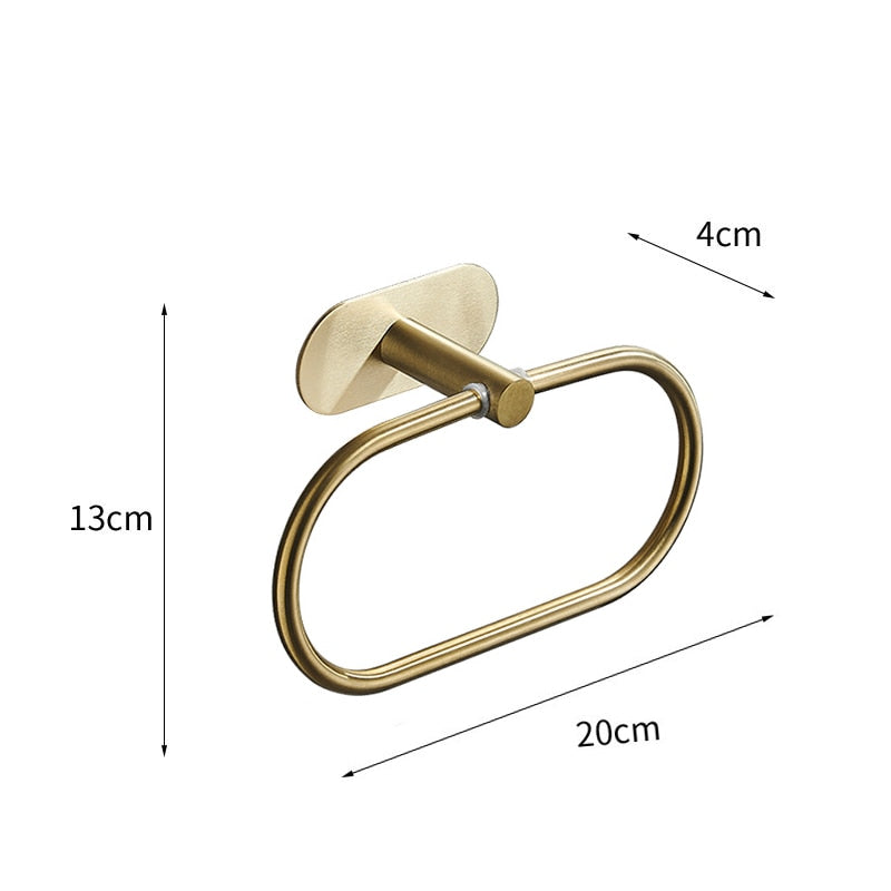 No-Drill Towel Bar
