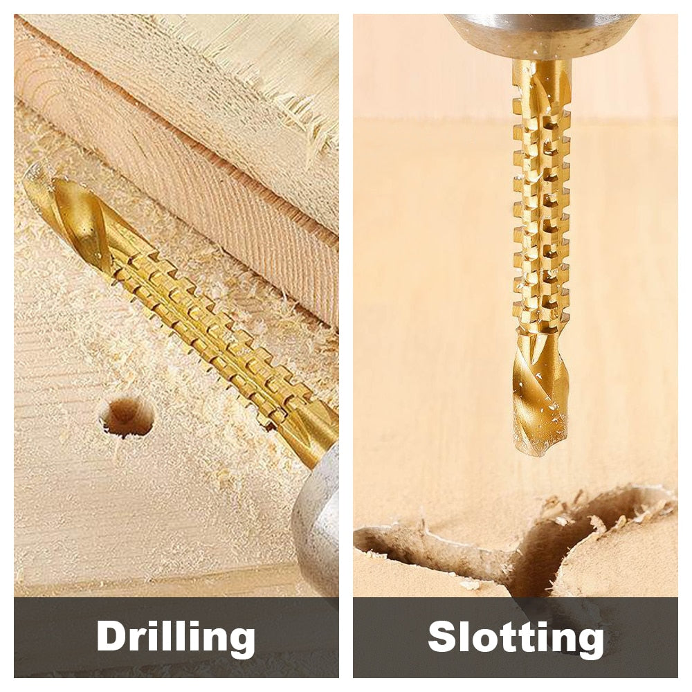 Durable Five Pears Step Drill Bit Set