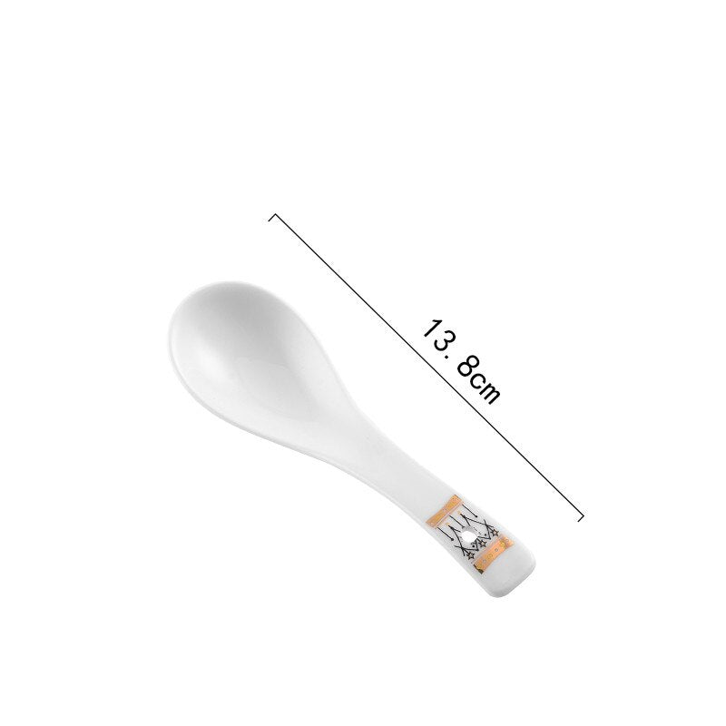 Stripe Design Dinner Plate Set