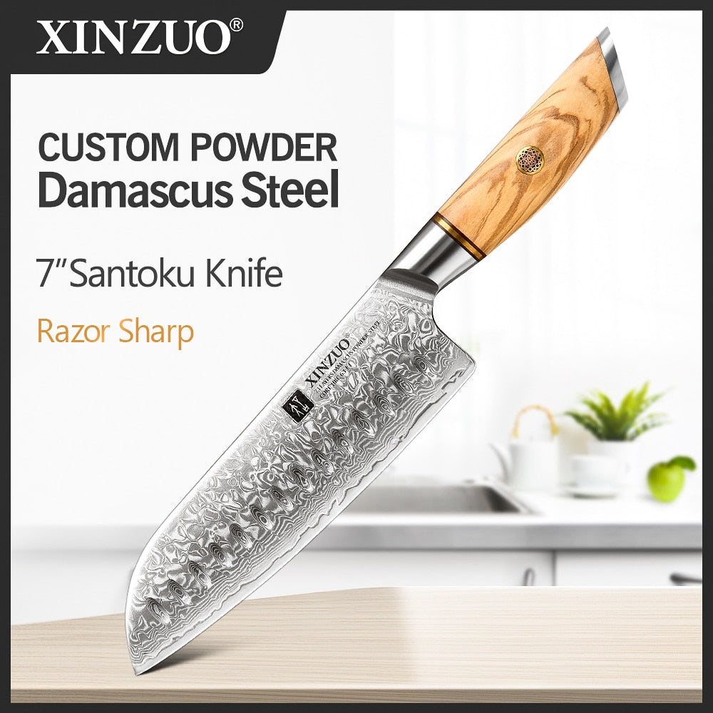 XINZUO 1-8pcs Kitchen Knife Set