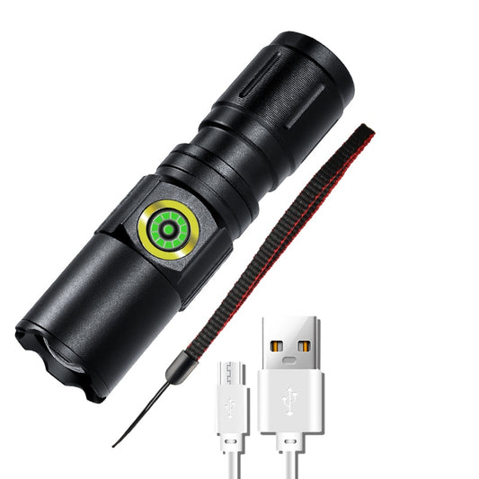 Rechargeable Mini 16340 18650 Battery Flashlight