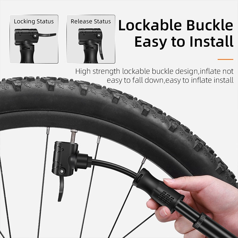 WEST BIKING Portable MTB Bike Pump