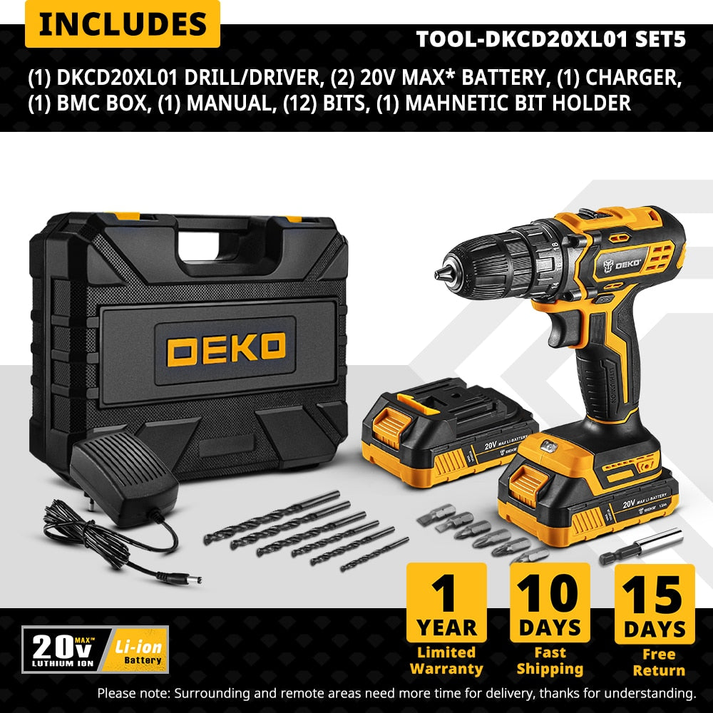 Powerful Cordless Drill Power Tools