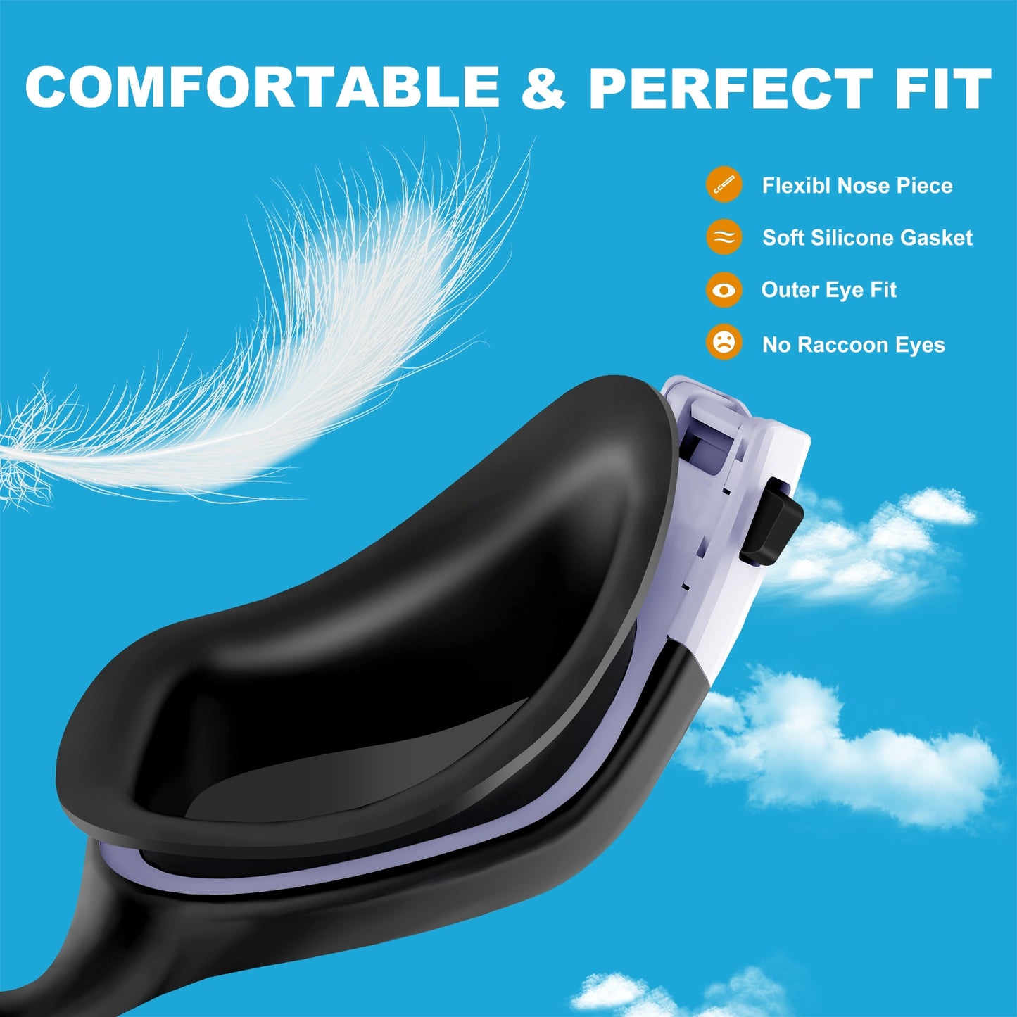 UV Protection Lens Swimming Goggles