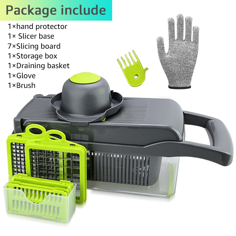 Vegetable Cutter Multifunctional Slicer Fruit Potato Peeler