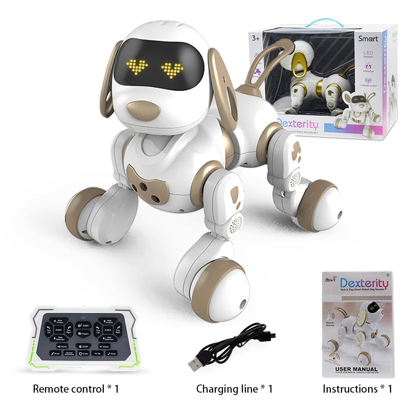 RC Robot Electronic Dog Stunt Dog Voice Command