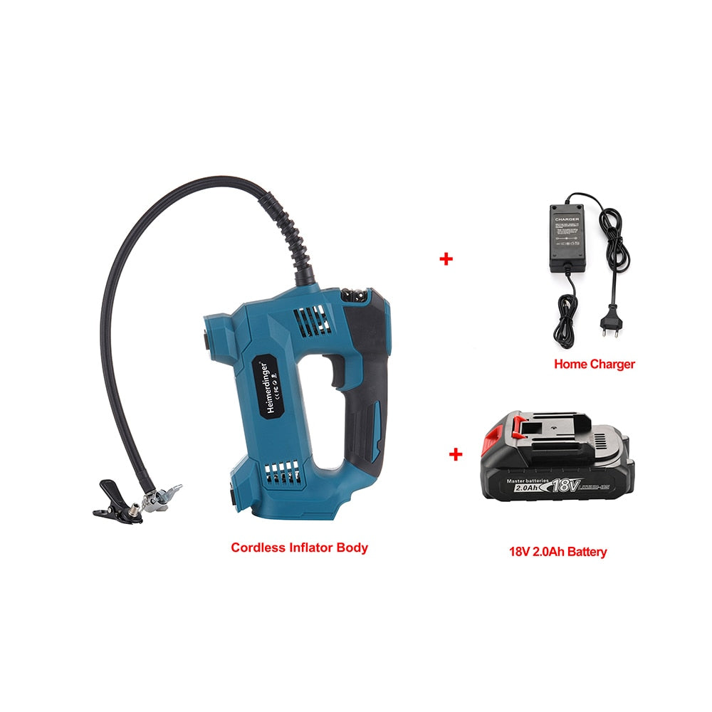18V Lithium Battery Powered Cordless Electric Air Pump