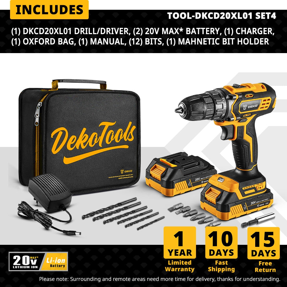 Powerful Cordless Drill Power Tools
