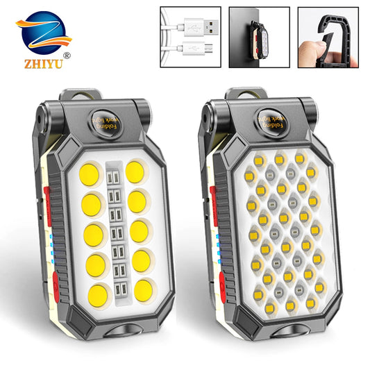 LED COB Rechargeable Magnetic Work Light