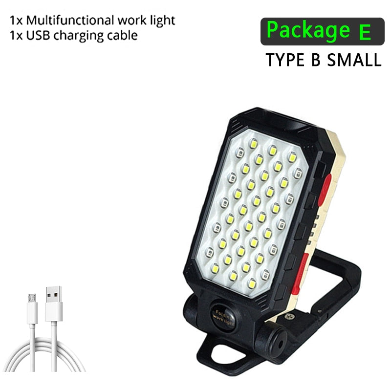 LED COB Rechargeable Magnetic Work Light