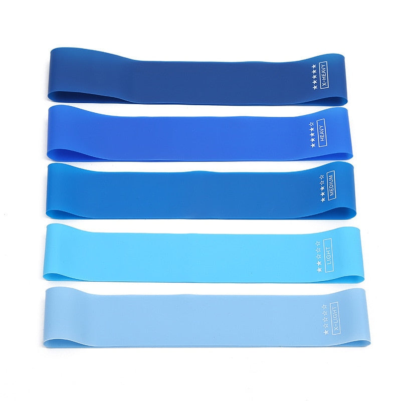 5Pcs/Set Yoga Resistance Rubber Bands