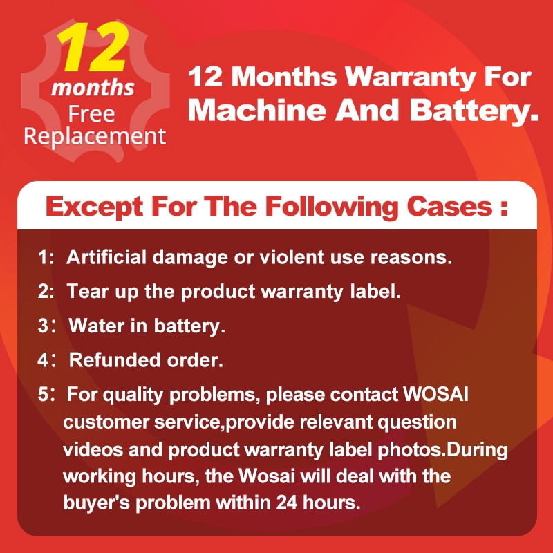WOSAI 20V MT-Series Brushless chain saw Cordless