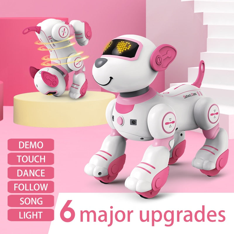 RC Robot Electronic Dog Stunt Dog Voice Command