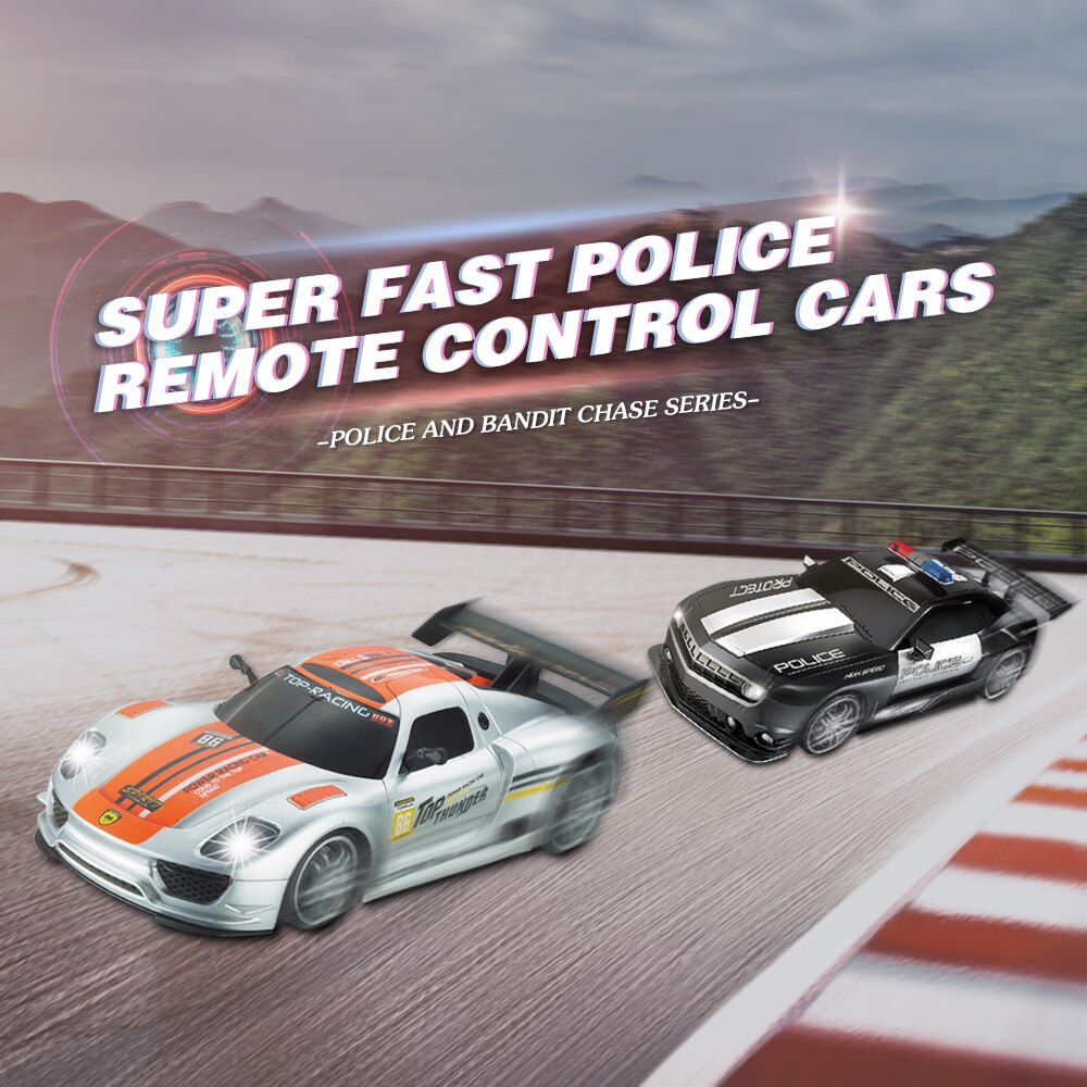 Super Fast Police RC Remote Control Cars