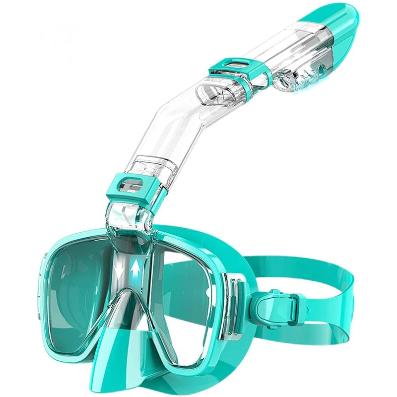 Snorkel Mask Foldable Diving Mask Set