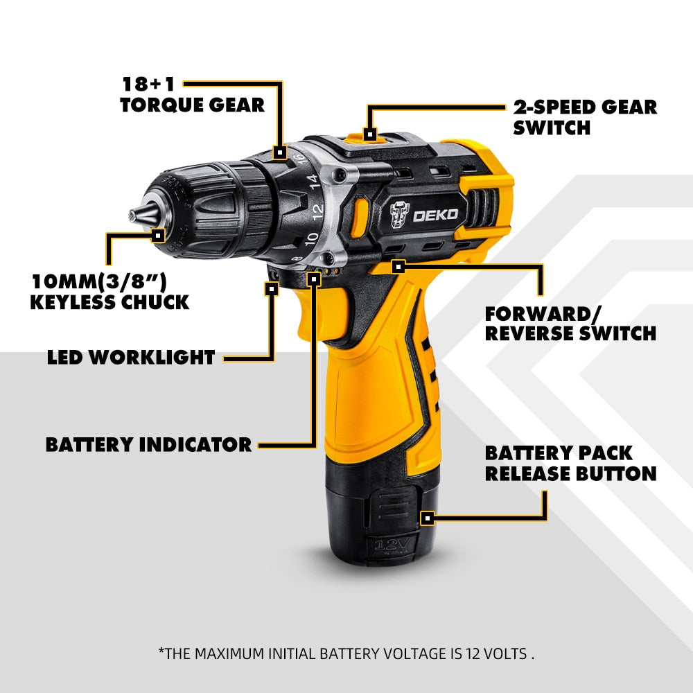 Compact Cordless Drill