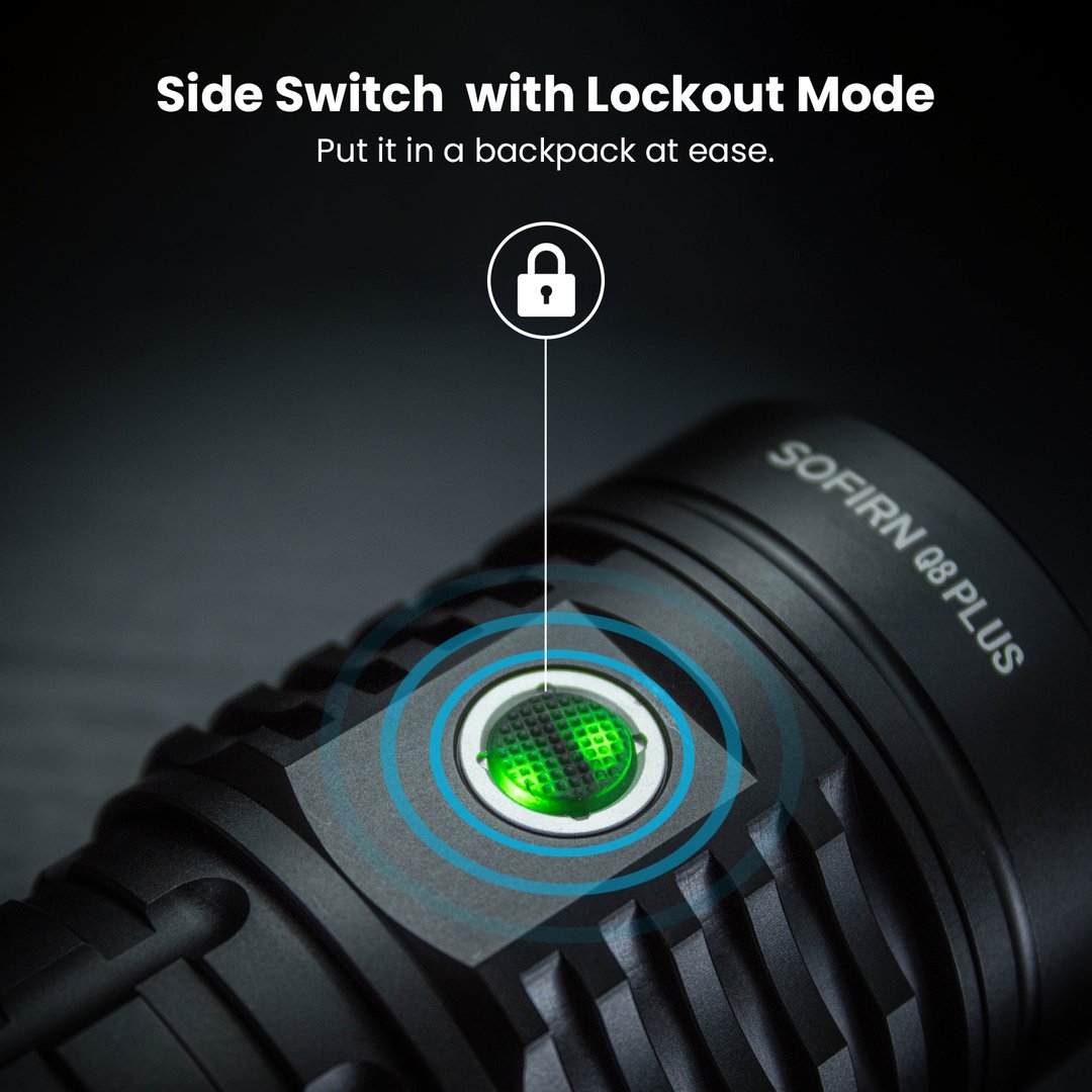 Sofirn Q8 Plus Super Powerful LED Flashlight 16000lm