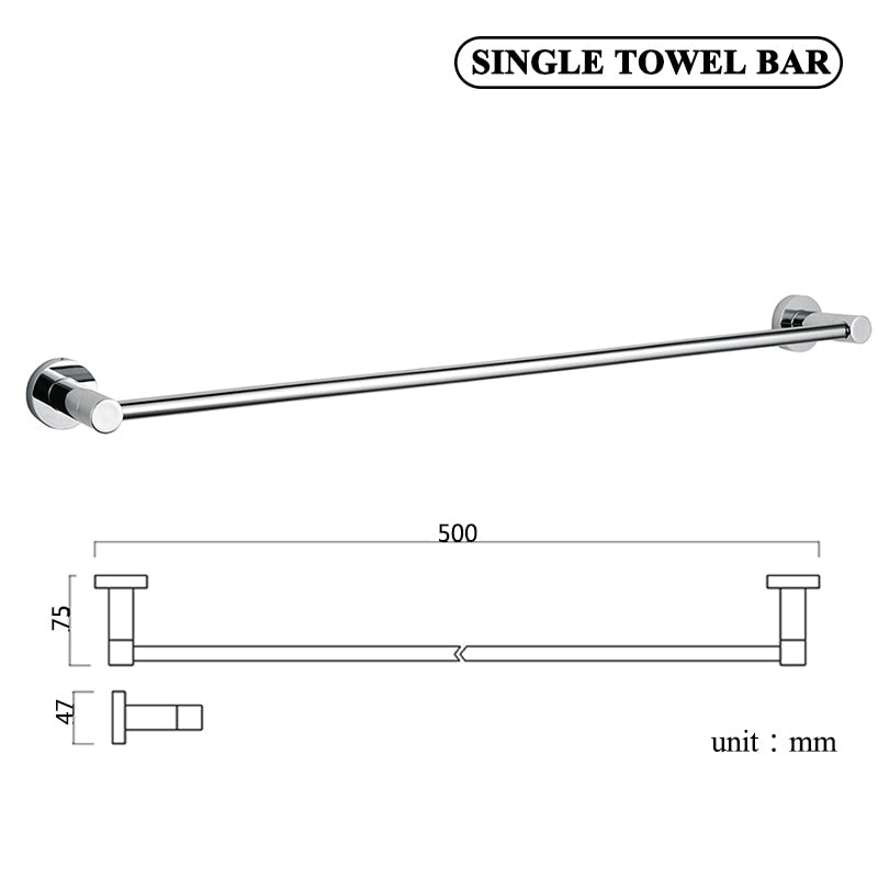 Chrome Bathroom Hardware Sets