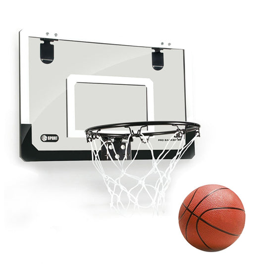Child Hanging Basketball Hoop