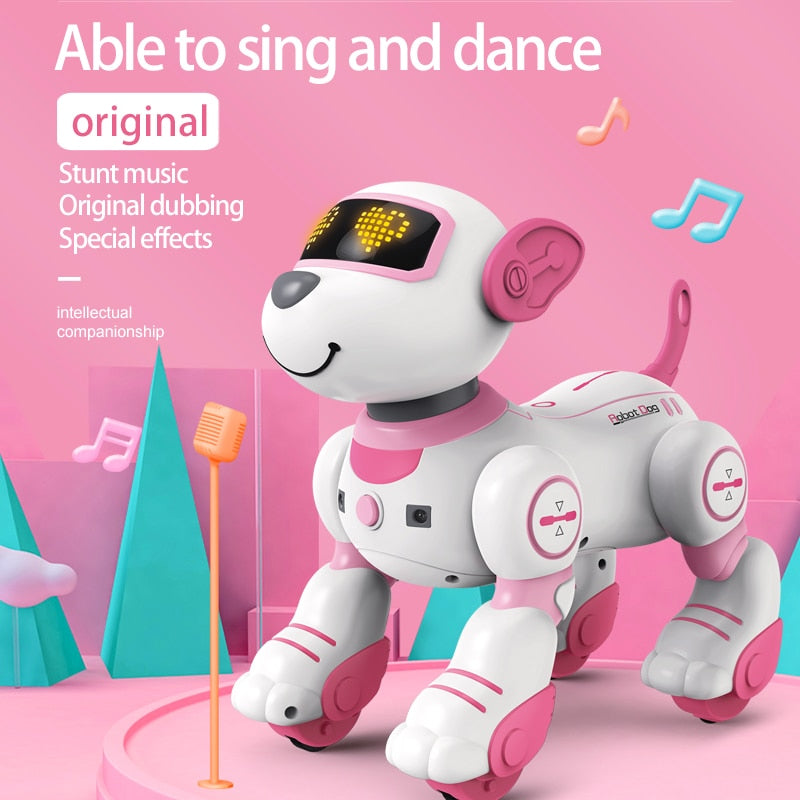 RC Robot Electronic Dog Stunt Dog Voice Command
