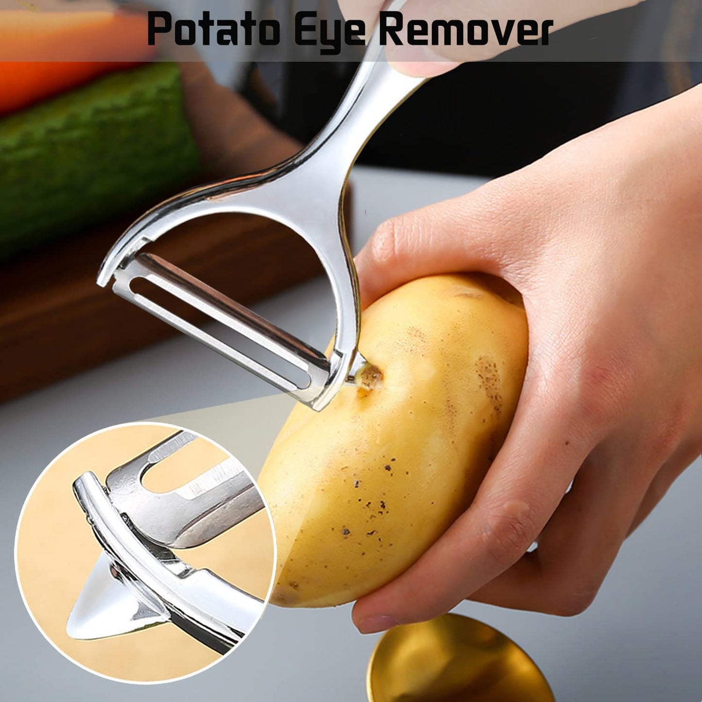 Durable Stainless Steel Potato Peeler