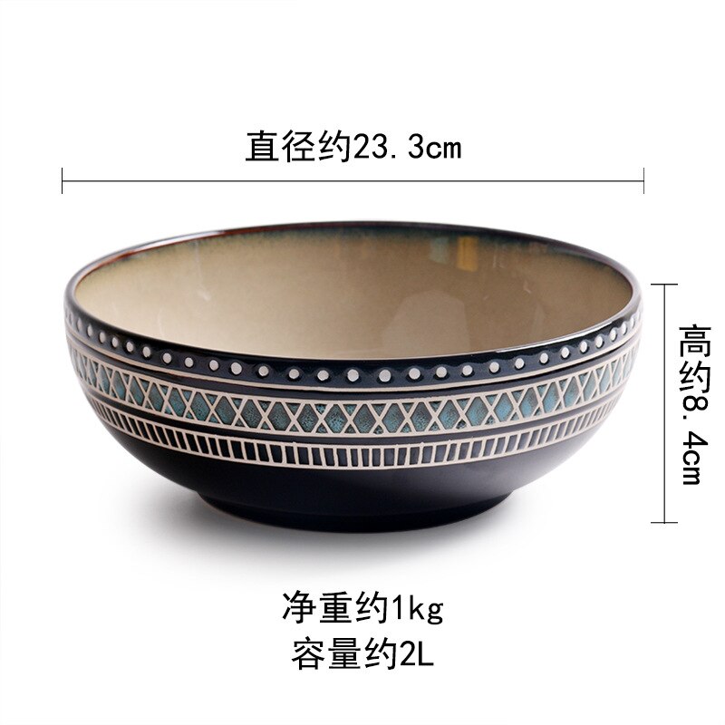 1PC European Ceramic Tableware Set