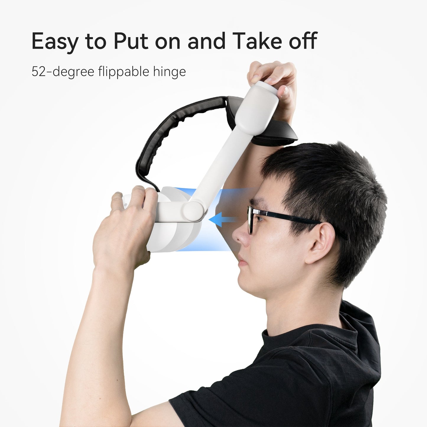 Comfort adjustable head strap
