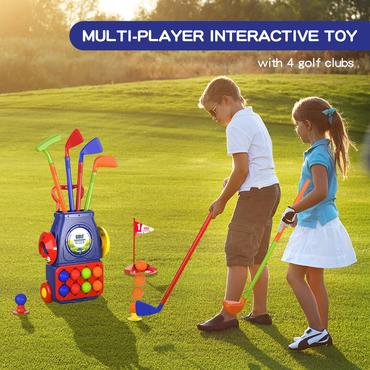QDRAGON Kids Golf Club Set