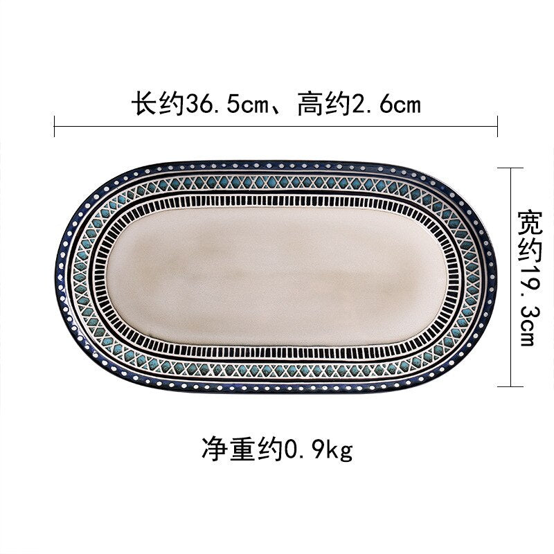 1PC European Ceramic Tableware Set