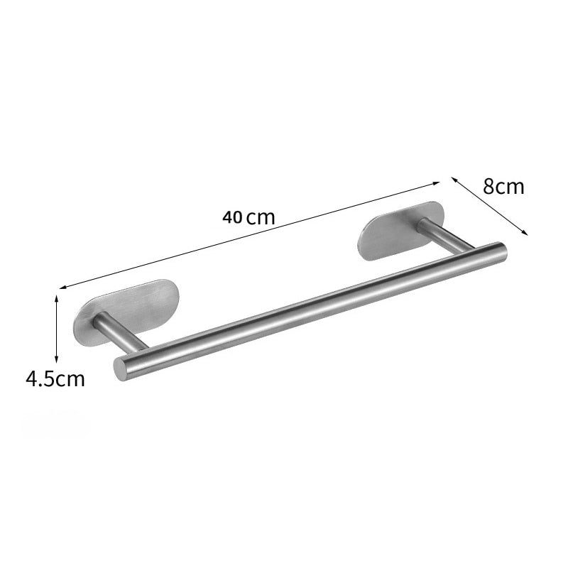 No-Drill Towel Bar