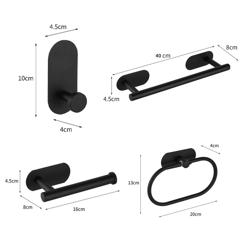 No-Drill Towel Bar