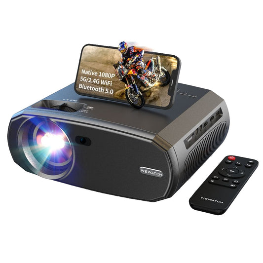 WEWATCH V50 Portable 5G WIFI Projector