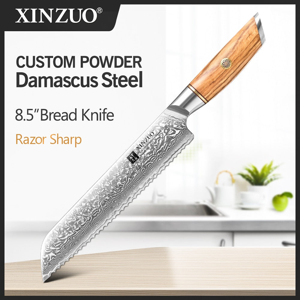 XINZUO 1-8pcs Kitchen Knife Set