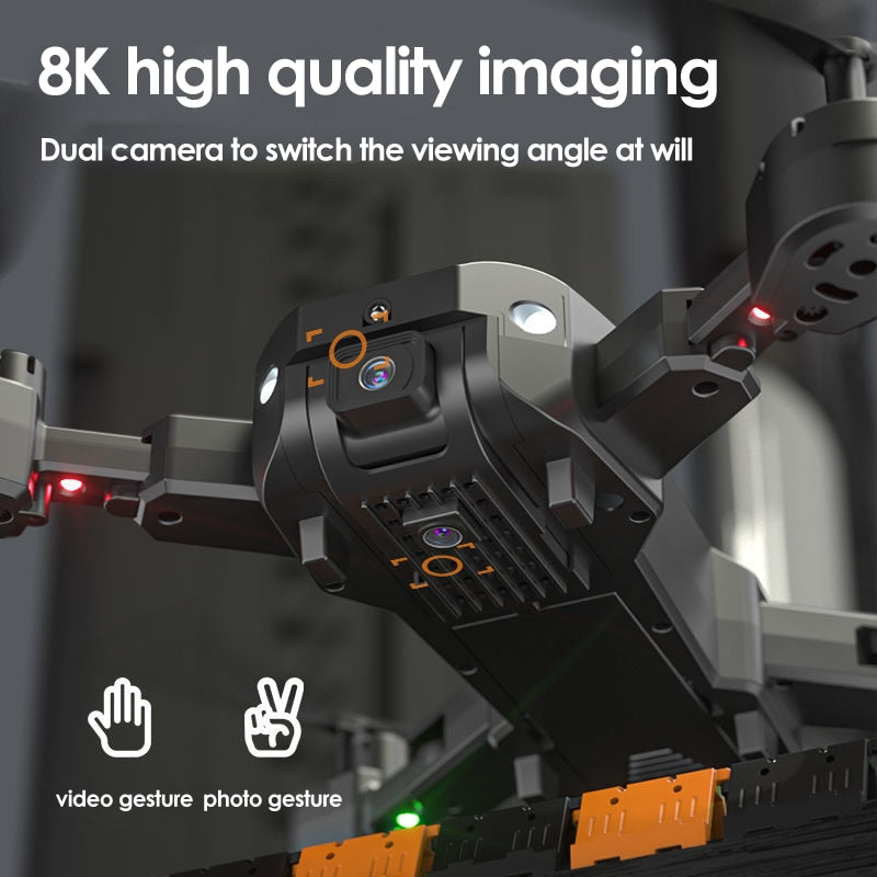 8K Cameras with Professional Drones