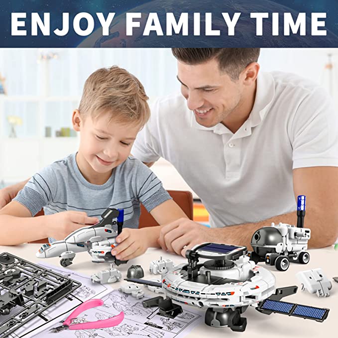 6-in-1 Science Experiment Solar Robot Toy