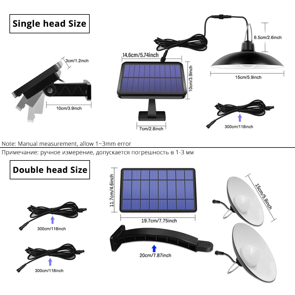 IP65 Waterproof Solar Pendant Lights