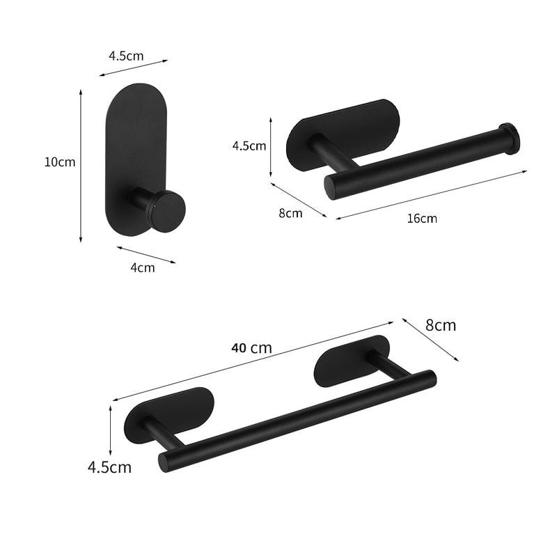 No-Drill Towel Bar