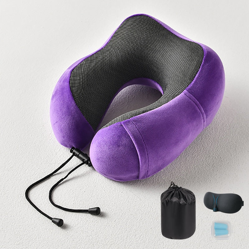 U-Shaped Memory Foam Neck Pillow