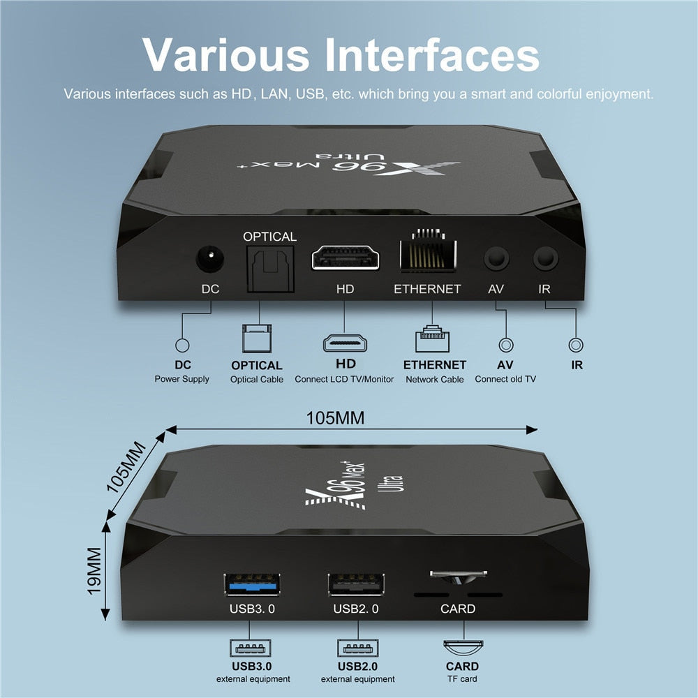 X96 MAX Plus Ultra Android 11 TV Box