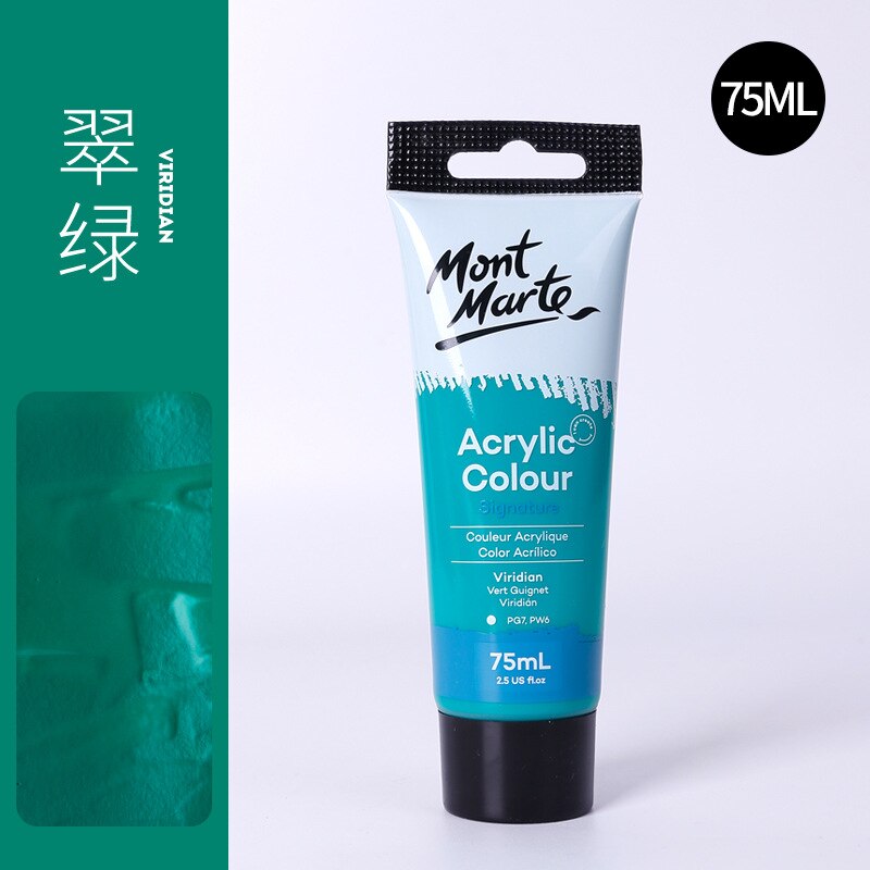 24 Colors of Premium 75ml Acrylic Paint